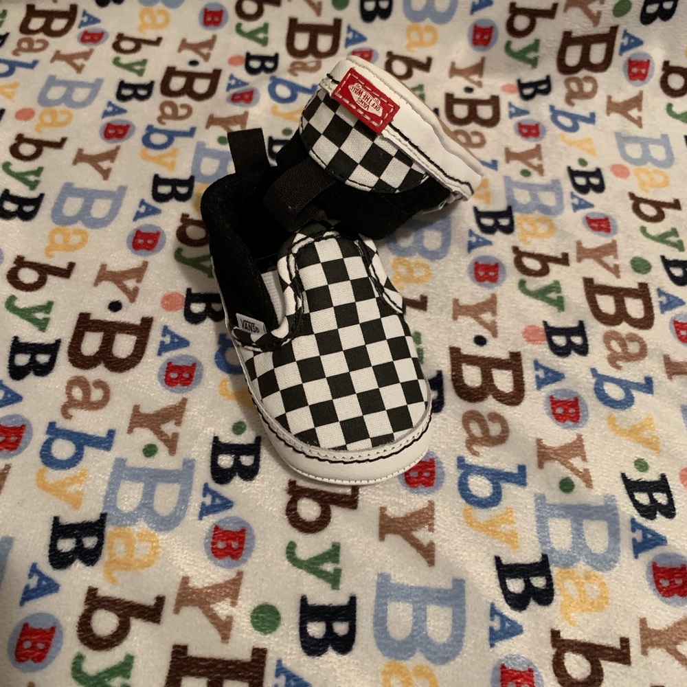 Infant Checkerboard Vans 🖤